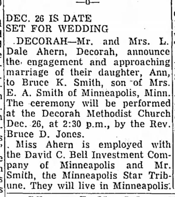 Clipping from Globe-Gazette